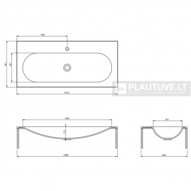 Praustuvas voniai Flow BQF100